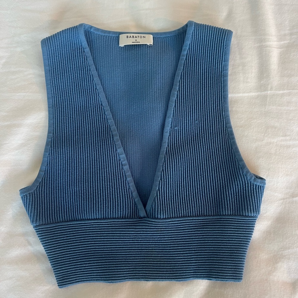 Aritzia Babaton Cropped Shirt